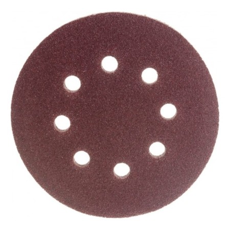 Circle of abrasive grinding bison 35350-125-060, perforated, P60, 125 mm, 5 pcs.-1
