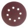 Circle of abrasive grinding bison 35350-125-060, perforated, P60, 125 mm, 5 pcs.