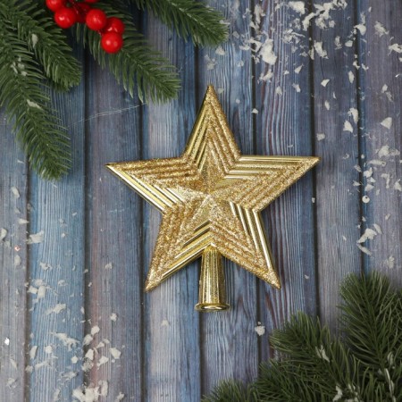 Tip "star" classic shine strip, 14x14 cm, gold