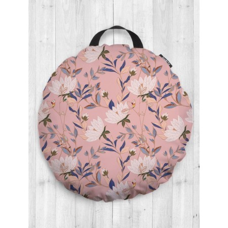 Pillow Sidushka "Flower picture", decorative, d = 52 cm