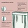 Greenhouse-string 3 shelves (mesh) 46*24*80 cm, PVC film, met. Pipe D-12 mm