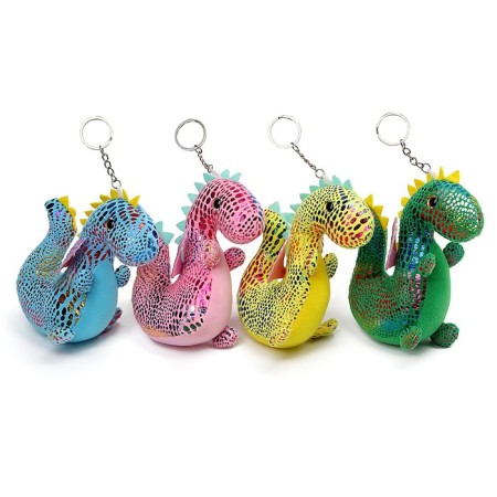 Soft toy "Dragon" on a key fob, 13 cm, color mix-4