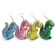 Soft toy "Dragon" on a key fob, 13 cm, color mix