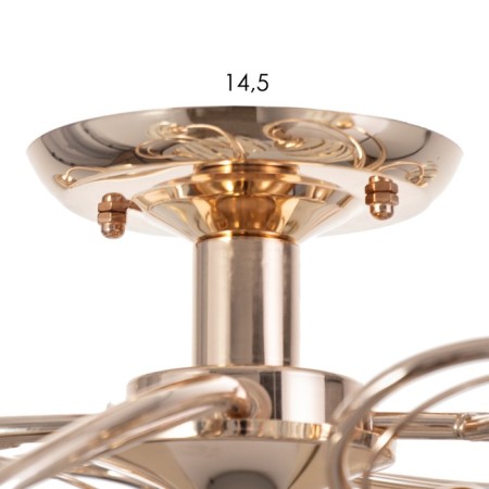 Cauline "Venda" 8x40W E27 Gold Model: 2800089-7