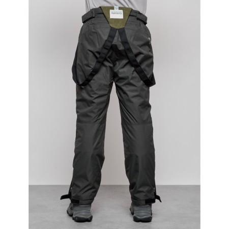Semi -combinezone ski insulated male winter, size 48, khaki color-7