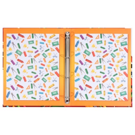 School folder on the rings "Portfolio of an elementary school student", without separators, 24.5 x 32 cm.-2