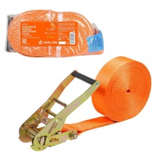 Airline cargo fastening belt, with a ratchet, ring 10 tons, 8 m