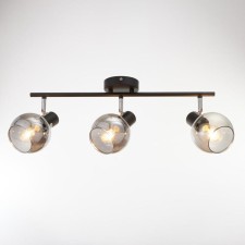 Chandelier 79702/3 3x60W E14, black/gray 53x15x13 cm