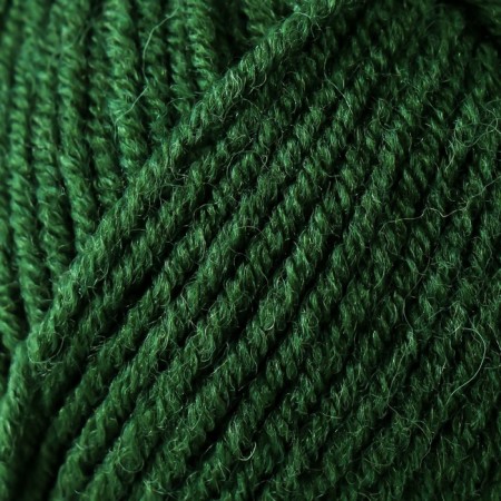 Yarn "Lanagold" 51% acrylic, 49% wool 240m/100g (118 green grass)-3