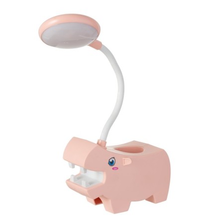 Hippo "Hippo" LED USB AKB Pink 7.5x13x29 cm Risalux-10