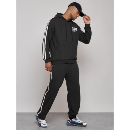 Sports suit men's, size 52, black color-2