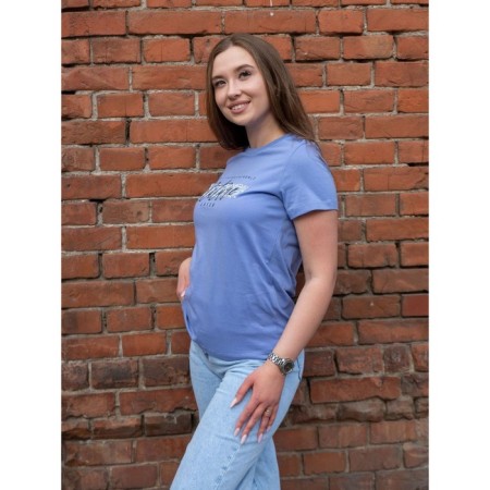 Female T -shirt, size 54, lilac color-4