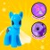 Set of Pony "Cute" 2 pcs., With accessories, Mix color