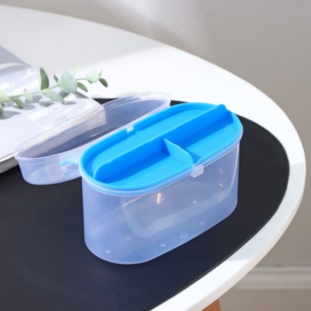 Organizer for storage with an insert, 15 × 7.5 × 10 cm, color mix-2