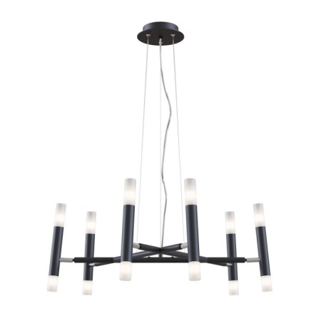 Suspension lamp Maytoni Mod031PL-12B, 12XG9, 25W, 64x64x150 cm, black color-4