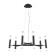 Suspension lamp Maytoni Mod031PL-12B, 12XG9, 25W, 64x64x150 cm, black color