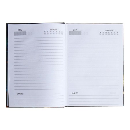 The diary of a low -haired A5 128 sheets, a 7BC cardboard, matte lamination, selective varnish "Green marble 2"-2