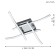 Lamp Valmora, 4x5W LED, 3000K, 1880LM, chromium color