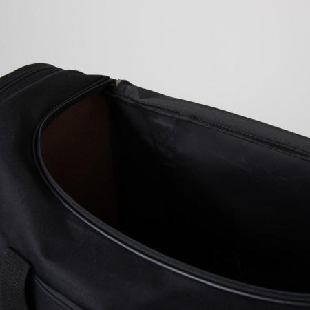 Sports bag with lightning, 2 outer pockets, long belt, black color-3