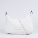 Bag Cross-Bodi with a zipper, white color