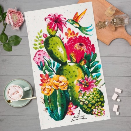 Cacti kitchen "Cacti" 35x60 cm