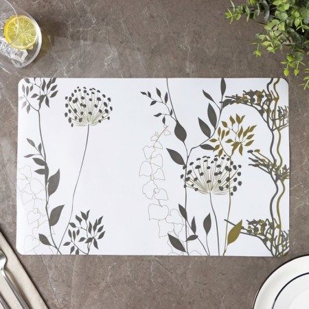 Serving napkin on the table "Garden", 43 × 28 cm, white color-6