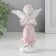 Polystone souvenir "Angel on a star cloud in a dress with a wreath" mix 12.8x8.7x6 cm