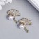 Decor for creativity Metal "petal and pearl" rhinestones 2.2x1.8 cm