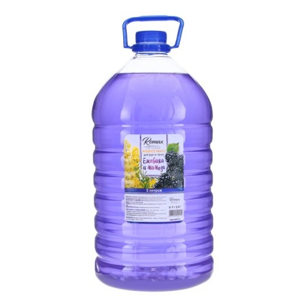 Romax liquid soap "Black and Mimosa", 5 liters