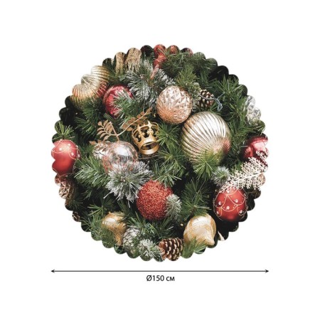 The tablecloth "Festive decoration", round, Saten, d = 150 cm-1
