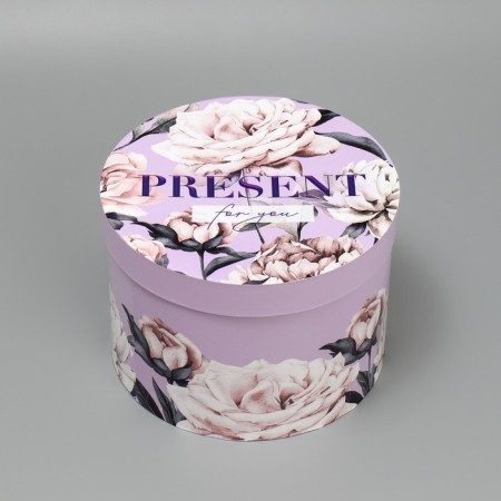Set of hats 3 in 1, gift packaging, Lavender, 18 x 18 x 13–25 x 25 x 15 cm-7