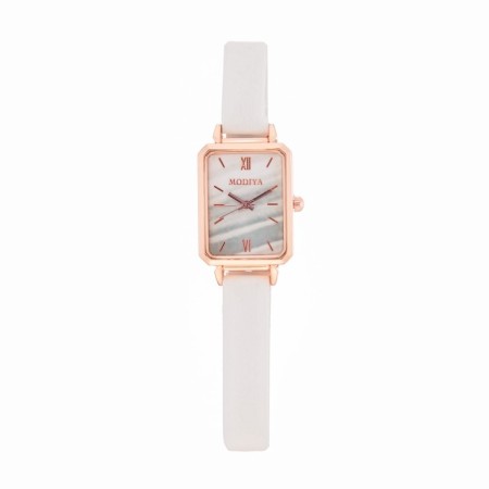 Women's watches female, white strap-1