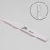 File - emery, abrasiveness 180/240, 18 cm, gray color