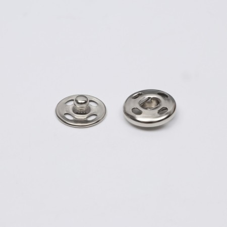 The buttons are sewing, d = 12 mm, 36 pcs, silver color-1