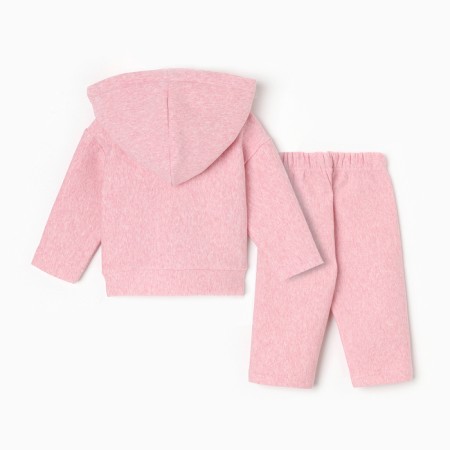 Costume: sweatshirt and pants crumb I, height 68-74 cm, pink-5