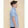 Surchashka upper for boys, height 128 cm, blue color