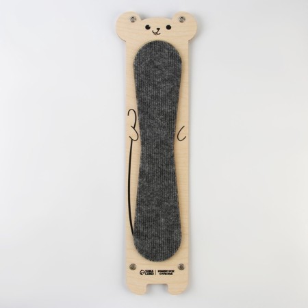 Plywood clawed with a “mouse”, 50 x 14 cm-5
