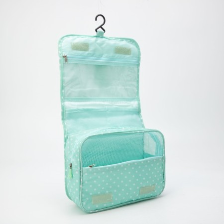 Mester-cosmetic bag on Velcro, with hook, mint color-2