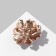 Brooch "Flower" Sea, red-white color in gold