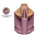 The organizer stand for the office rotating, Erichkrause Mini Desk, Manga, pink with beige