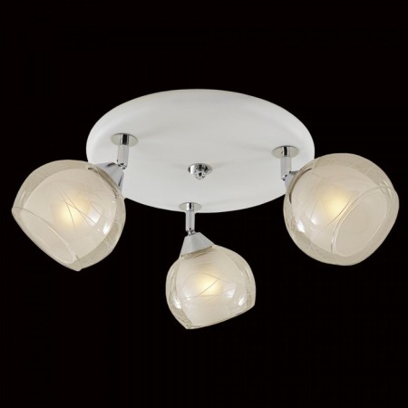 Citilux “Samba” CL158131, 36x36 cm, 3x75W, E27, black and white color-1