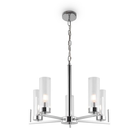 Suspended lamp 60W, 5khe14, 35x55 cm, chrome