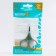 Children's manicure scissors, with a protective cap, type 2, green color