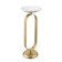 Clean Svein table, 255 × 255 × 630 mm, marble color / gold