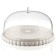 Serving dish with the Guzzini Tiffany lid, D = 36 cm, the color is milky white