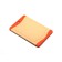 Atlantis Flutto kitchen board, orange color, 20 x 14 cm