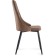 SHEET on the metal frame Narayan Velutto 23 metal/velor, black/brown 47x54x98 cm