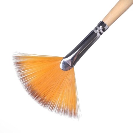 Synthetics brush Veranny ZHK "Sonnet" No. 8, two -color (short handle with varnish coating)-1