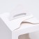 Confectionery packaging with a terminal, white, 12.5 x 12.5 x 15 cm