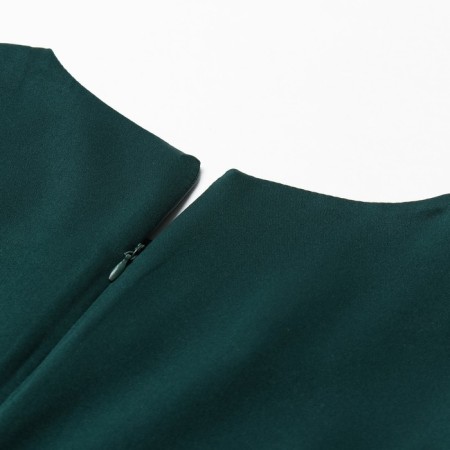 Women's dress minku: Silk pleasure color green, rr 46-12